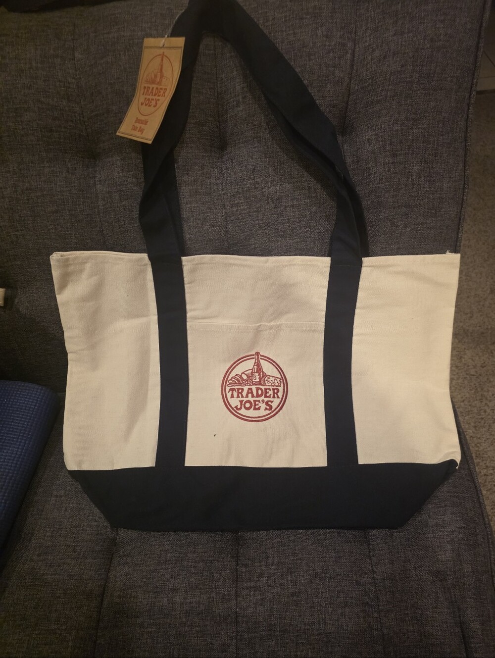 Trader Joe's Large Canvas Tote Bag